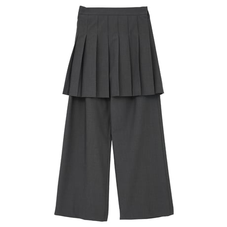 MANOF マノフ “PLEATS SKIRT SET PANTS“ プリーツスカートセットパンツ