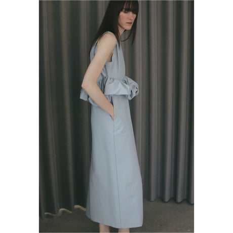 MANOF マノフ “BALLOON PEPLUM ONE PIECE” バルーンペプラムワンピース