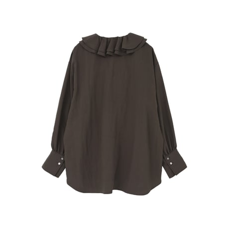 MNAOF マノフ “RAFFLE COLLAR SHIRT” ラッフルカラーシャツ