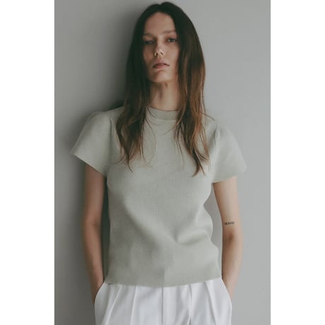 MANOF マノフ “MINI CUP PUFF KNIT TOPS” ミニカップパフニットトップス