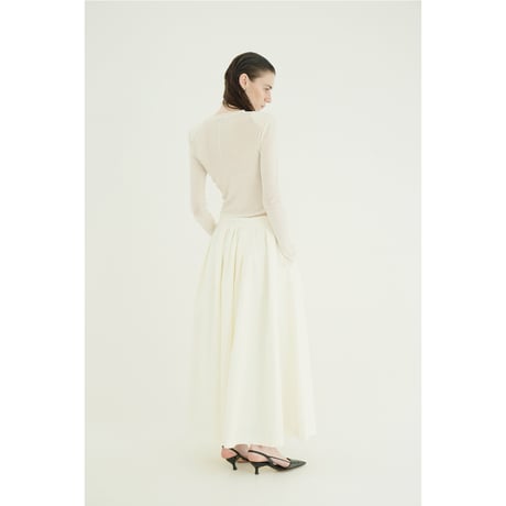 CLANE クラネ “FLOCKY FORM TIGHT TOPS” フロッキーフォームタイトトップス