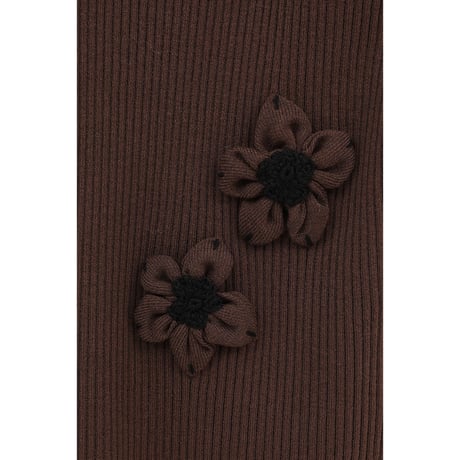 CLANE クラネ “FLOWER MOTIF CAMI KNIT TOPS” フラワーモチーフキャミニットトップス