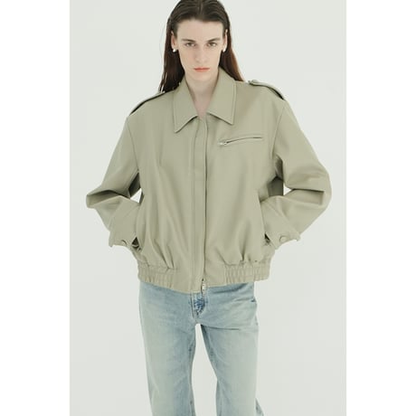 CLANE クラネ “BULKY LINE SINGLE LEATHER JACKET” バルキーラインシングルレザージャケット