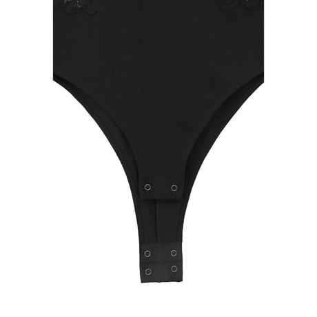 CLANE クラネ “SIDE LACE CUT OUT BODYSUITS” サイドレースカットアウトボディスーツ