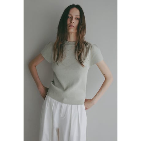 MANOF マノフ “MINI CUP PUFF KNIT TOPS” ミニカップパフニットトップス