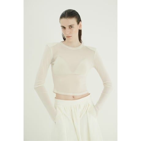 CLANE クラネ “FLOCKY FORM TIGHT TOPS” フロッキーフォームタイトトップス