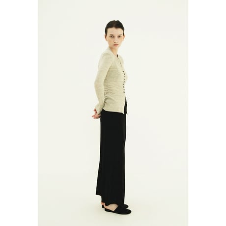 CLANE クラネ “BUTTON DETAIL CUT TOPS” ボタンディティールカットトップス