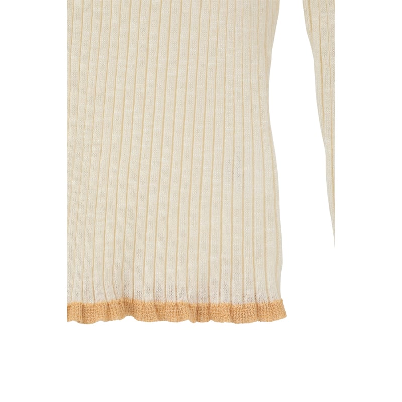 CLANE クラネ “CONTRAST TRIM SHEER KNIT CARDIGAN” コ