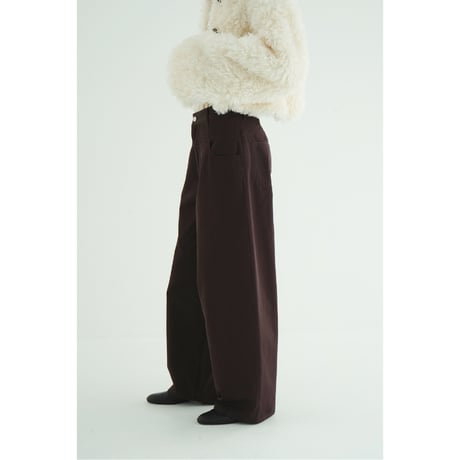 CLANE クラネ “LOW WAIST BARREL PANTS” ローウエストバレルパンツ