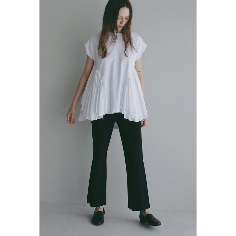MANOF マノフ “DOCKING PEPLUM CUT TOPS” ドッキングペプラムカッ
