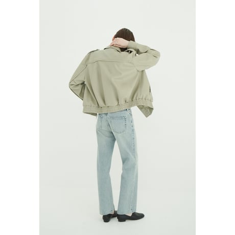 CLANE クラネ “BULKY LINE SINGLE LEATHER JACKET” バルキーラインシングルレザージャケット