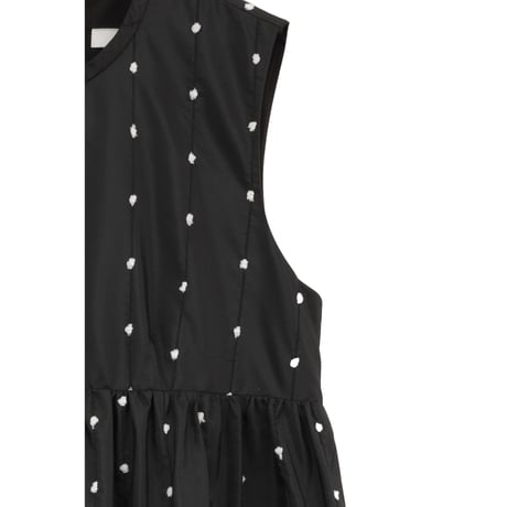 CLANE クラネ “DOT TIERED VOLUME ONEPIECE” ドットティアードボリュームワンピース
