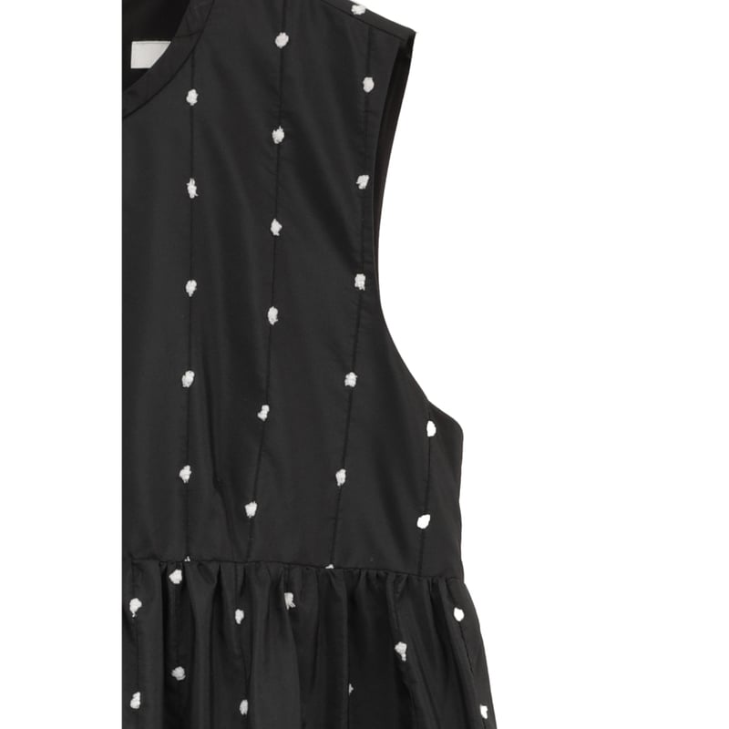 CLANE クラネ “DOT TIERED VOLUME ONEPIECE” ドットティアード