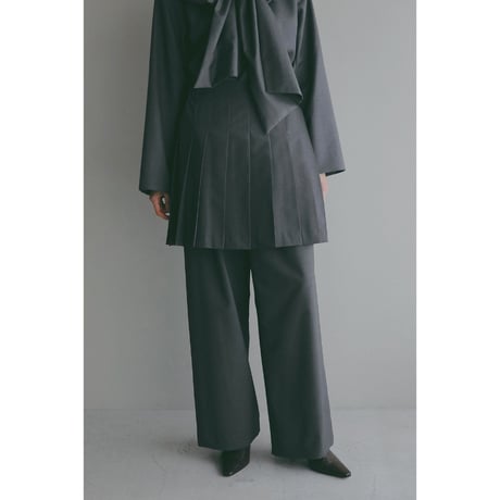 MANOF マノフ “PLEATS SKIRT SET PANTS“ プリーツスカートセットパンツ