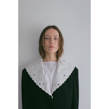 MANOF マノフ “LACE COLLAR CORDUROY JACKET” レースカラーコーデュロイジャケット