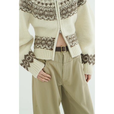 CLANE クラネ “LOW WAIST BARREL PANTS” ローウエストバレルパンツ