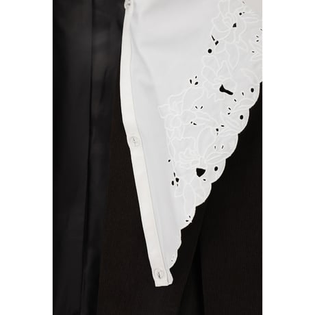MANOF マノフ “LACE COLLAR CORDUROY JACKET” レースカラーコーデュロイジャケット