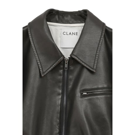 CLANE クラネ “BULKY LINE SINGLE LEATHER JACKET” バルキーラインシングルレザージャケット