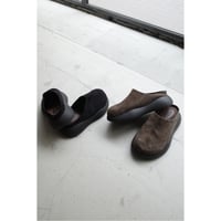 CLANE クラネ “SUEDE PUFF SLIPONS” スエードパフスリッポン