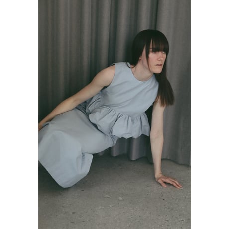 MANOF マノフ “BALLOON PEPLUM ONE PIECE” バルーンペプラムワンピース