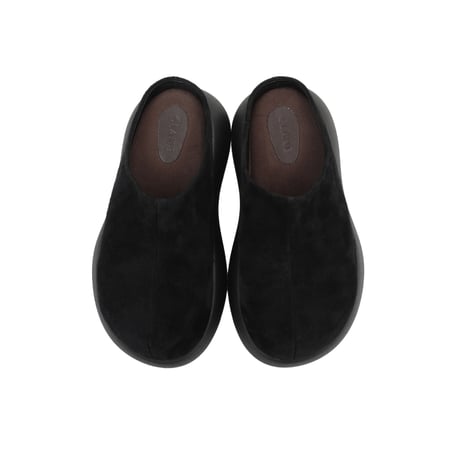 CLANE クラネ “SUEDE PUFF SLIPONS” スエードパフスリッポン