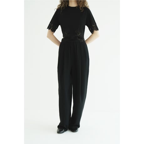 CLANE クラネ “DRAWSTRING LOOSE TUCK PANTS” ドローストリングルーズタックパンツ
