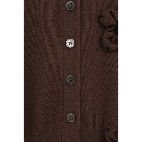 CLANE クラネ “FLOWER MOTIF KNIT CARDIGAN” フラワーモチーフニットカーディガン