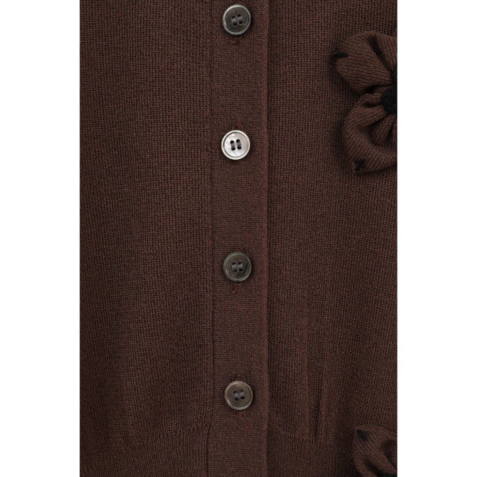 CLANE クラネ “FLOWER MOTIF KNIT CARDIGAN” フラワーモチーフ