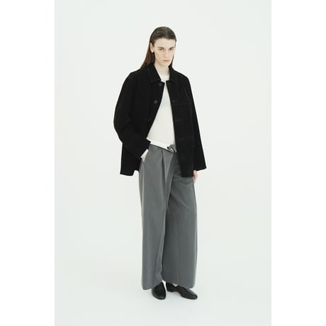 CLANE クラネ “LOW WAIST TUCKED LOOSE SLACKS” ローウエストタックルーズパンツ
