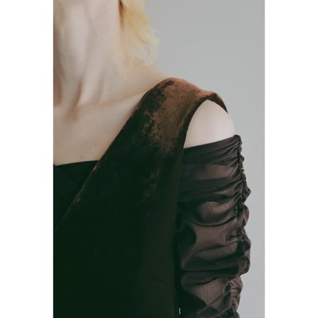 MANOF マノフ “VELVET 2WAY ONE PIECE” ベルベット２ウェイワンピース