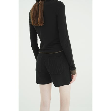 CLANE クラネ “KNIT SHORT PANTS” ニットショートパンツ