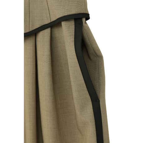 CLANE クラネ “BUSTIER LAYERED ALL IN ONE” ビスチェレイヤードオールインワン