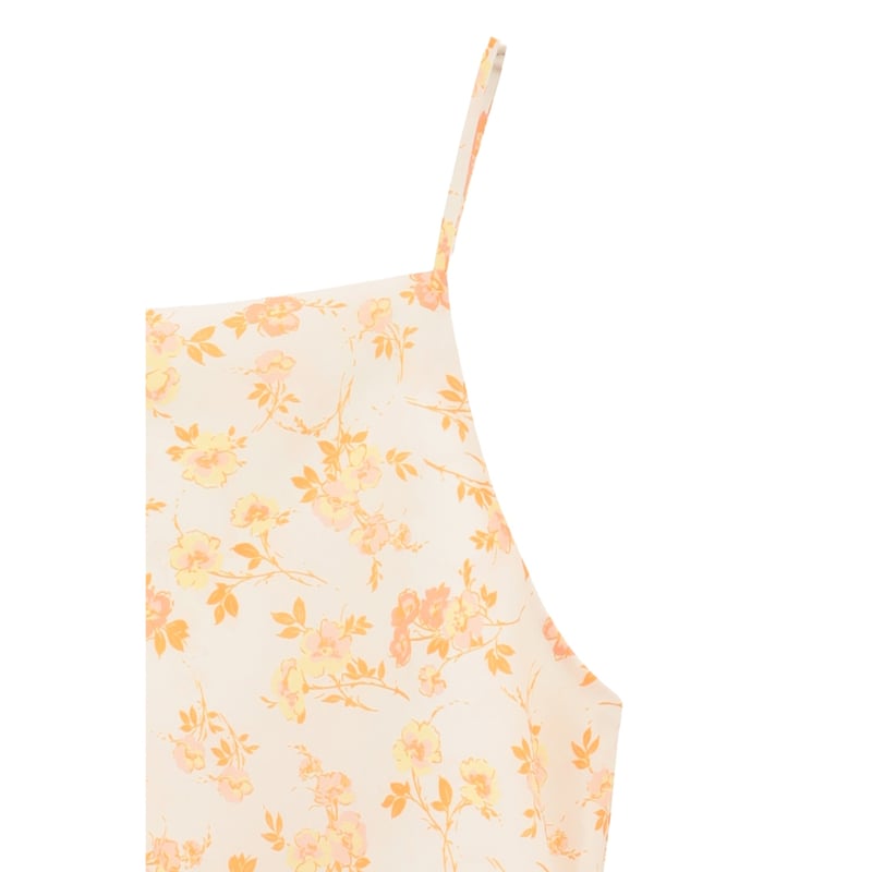 CLANE クラネ “MABEL FLOWER DRAPE CAMI TOPS” メイベルフラ