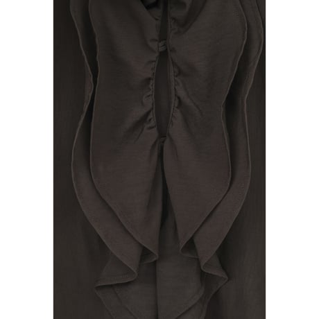 MNAOF マノフ “RAFFLE COLLAR SHIRT” ラッフルカラーシャツ