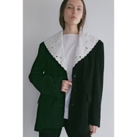 MANOF マノフ “LACE COLLAR CORDUROY JACKET” レースカラーコーデュロイジャケット