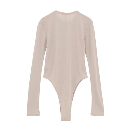 CLANE クラネ “HENLEY NECK BODYSUIT“ ヘンリーネックボディスーツ