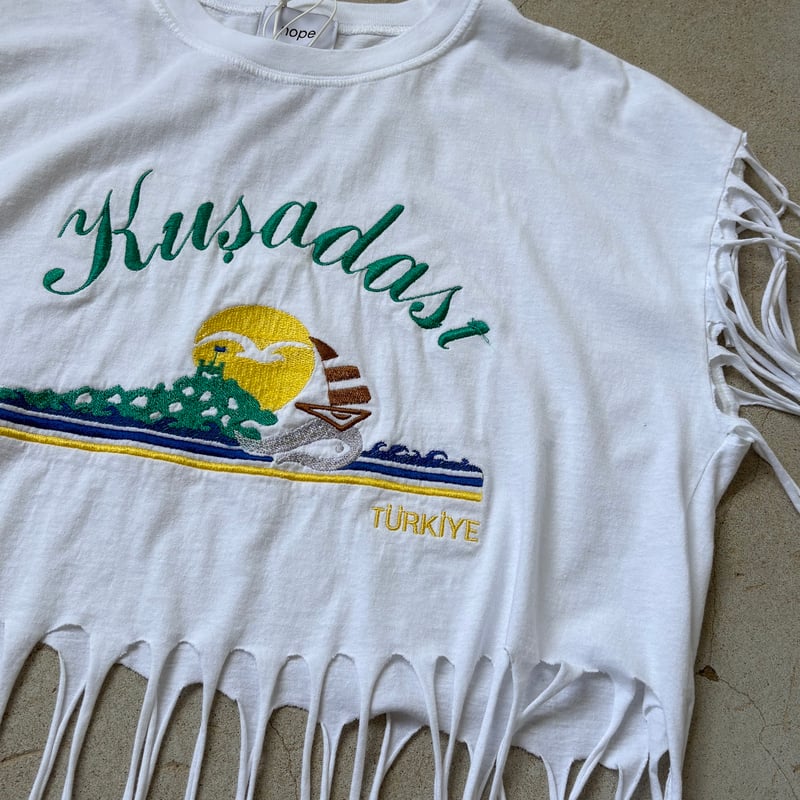 Acka. FRINGEノースリーブトップス TOPS –