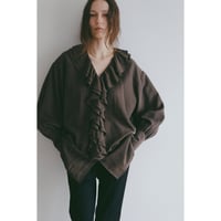 MNAOF マノフ “RAFFLE COLLAR SHIRT” ラッフルカラーシャツ