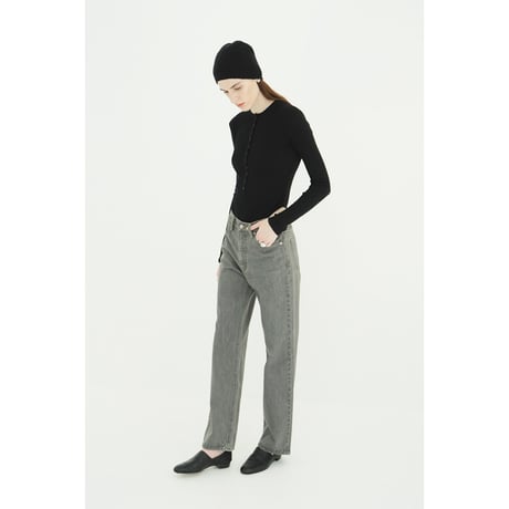 CLANE クラネ “HENLEY NECK BODYSUIT“ ヘンリーネックボディスーツ