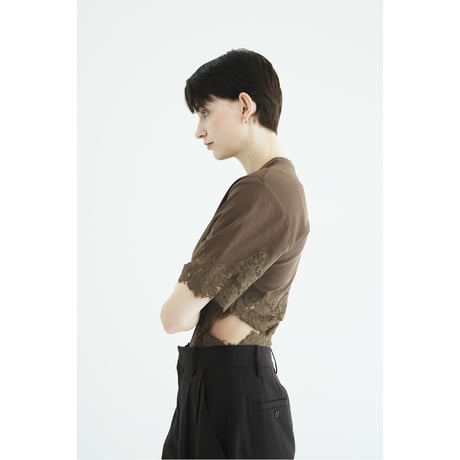 CLANE クラネ “SIDE LACE CUT OUT BODYSUITS” サイドレースカットアウトボディスーツ