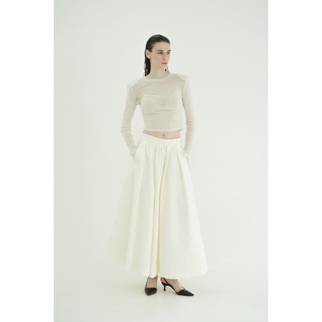 CLANE クラネ “FLOCKY FORM TIGHT TOPS” フロッキーフォームタイトトップス