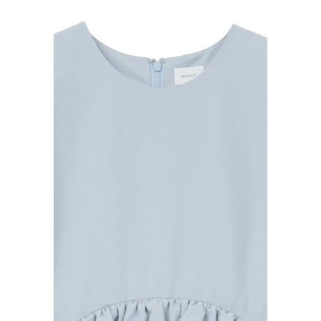 MANOF マノフ “BALLOON PEPLUM ONE PIECE” バルーンペプラムワンピース