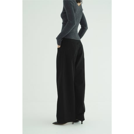 CLANE クラネ “LOW WAIST BARREL PANTS” ローウエストバレルパンツ