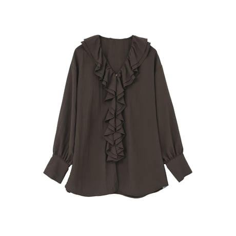MNAOF マノフ “RAFFLE COLLAR SHIRT” ラッフルカラーシャツ