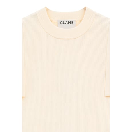 CLANE クラネ “SQUARE SLEEVE KNIT TOPS” スクエアスリーブニットトップス