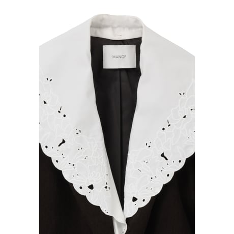 MANOF マノフ “LACE COLLAR CORDUROY JACKET” レースカラーコーデュロイジャケット