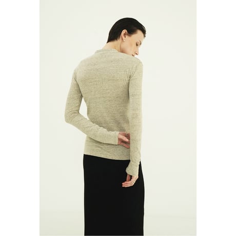 CLANE クラネ “BUTTON DETAIL CUT TOPS” ボタンディティールカットトップス