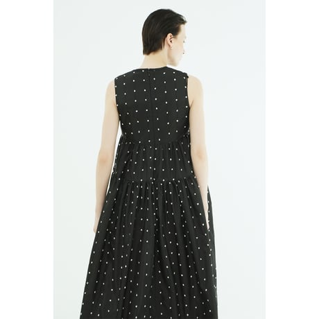 CLANE クラネ “DOT TIERED VOLUME ONEPIECE” ドットティアードボリュームワンピース