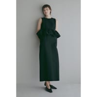 MANOF マノフ “BALLOON PEPLUM ONE PIECE” バルーンペプラムワンピース