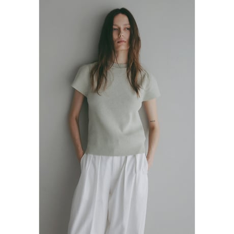 MANOF マノフ “MINI CUP PUFF KNIT TOPS” ミニカップパフニットトップス
